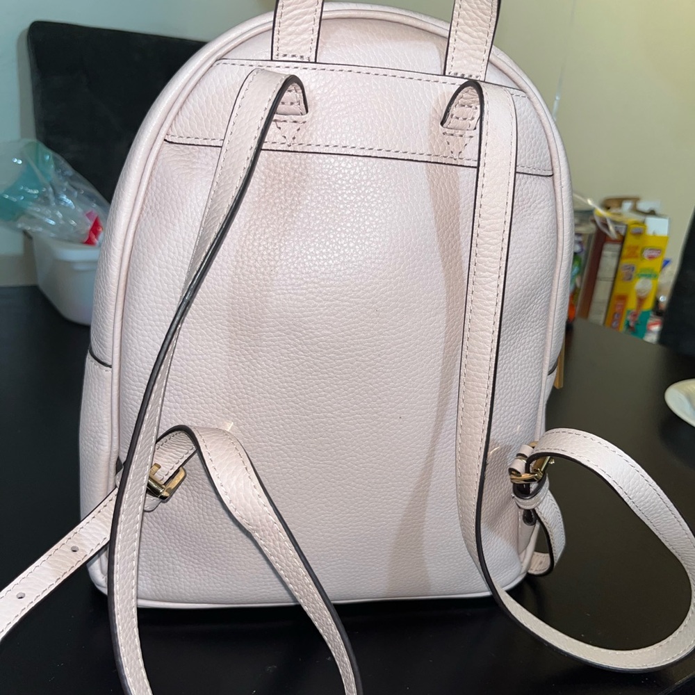 Michael Kors Pink Abbey Backpack - Picture 3 of 6